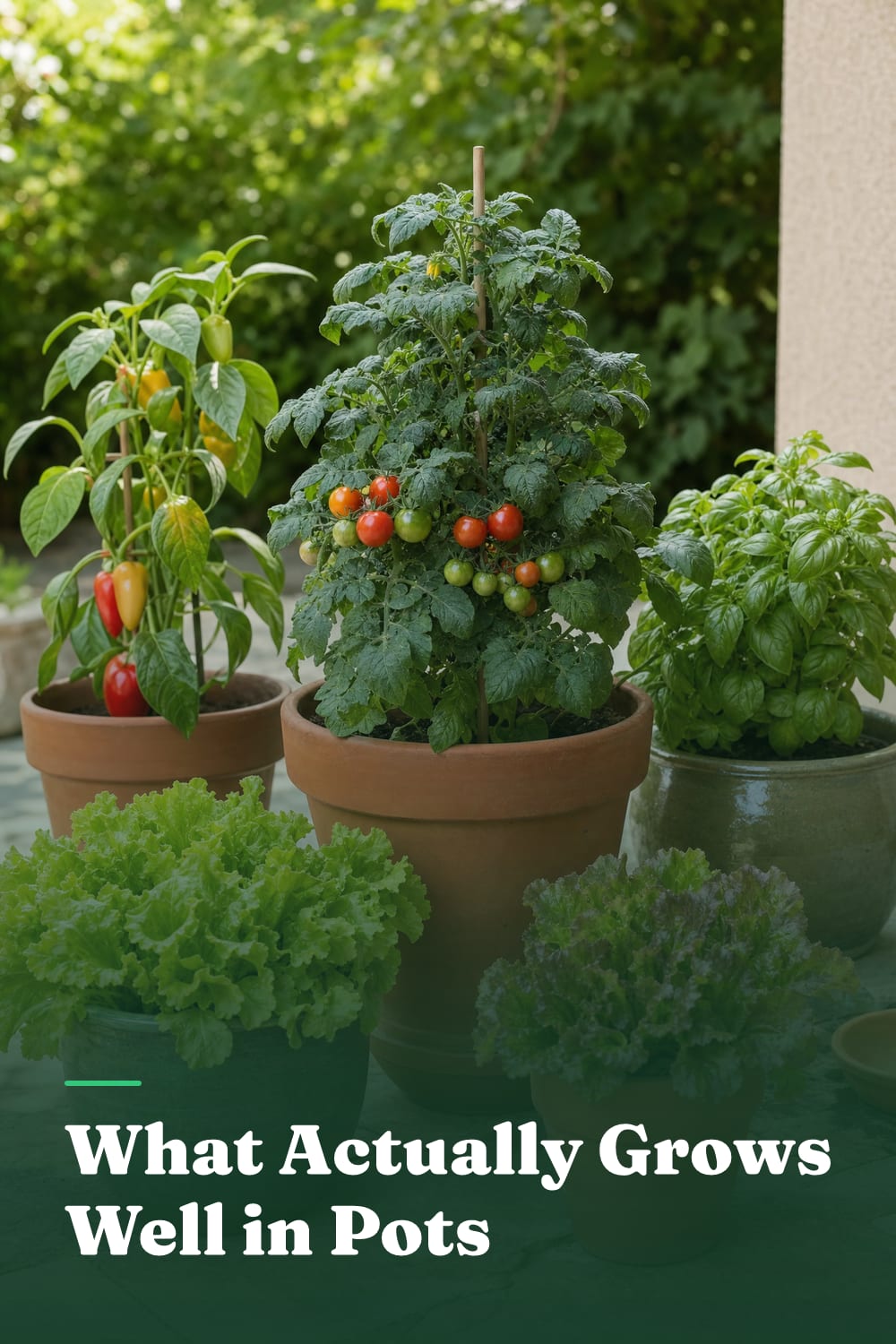 What Actually Grows Well in Pots