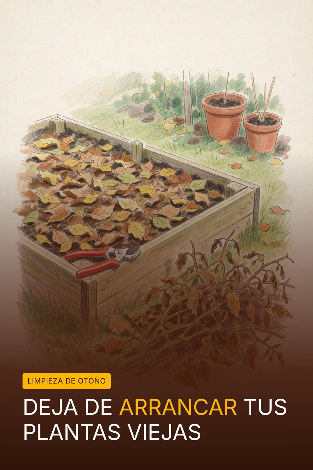 Deja de arrancar tus plantas viejas