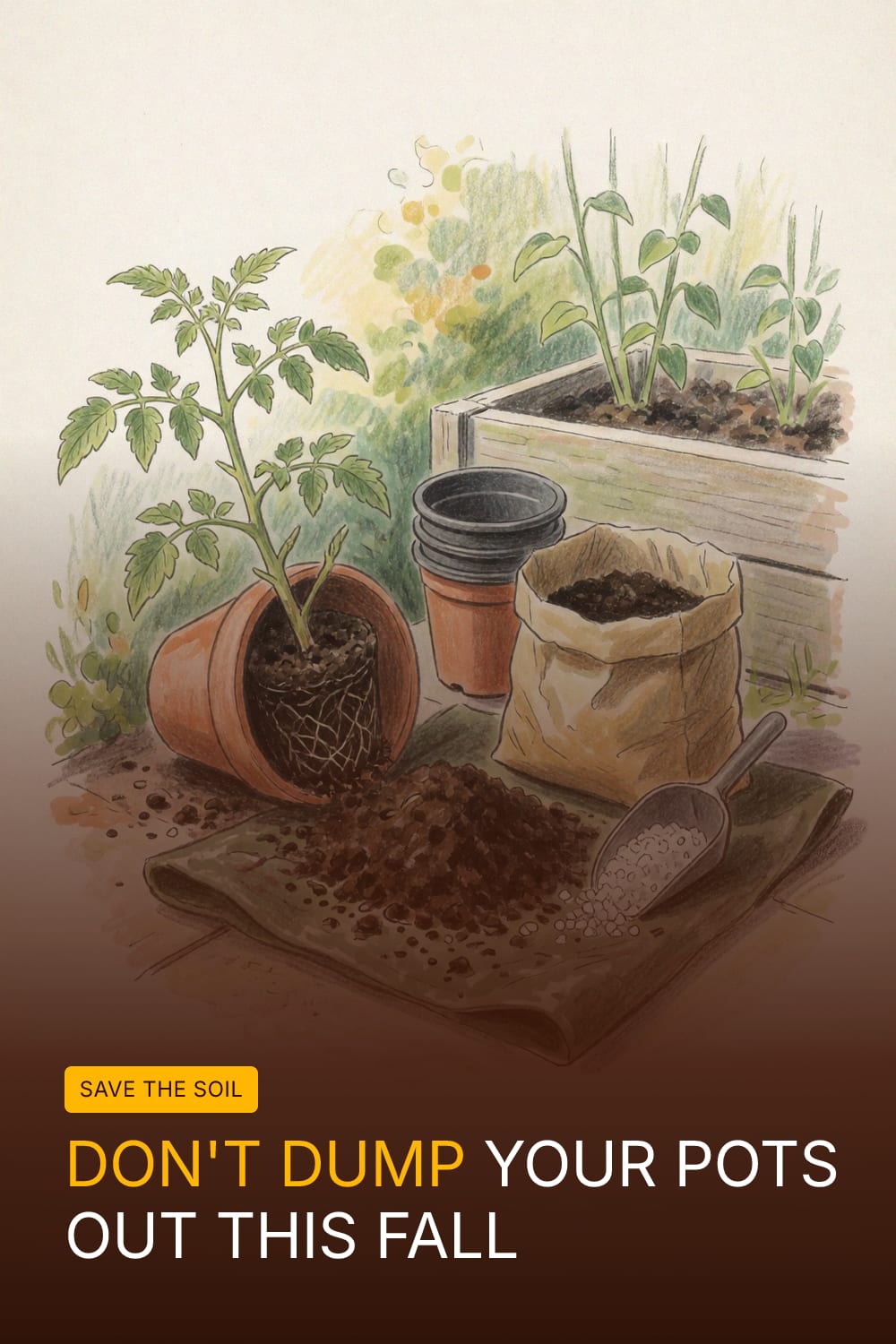 Don't Dump Your Pots Out This Fall