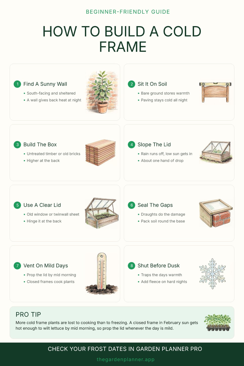 How to build a cold frame