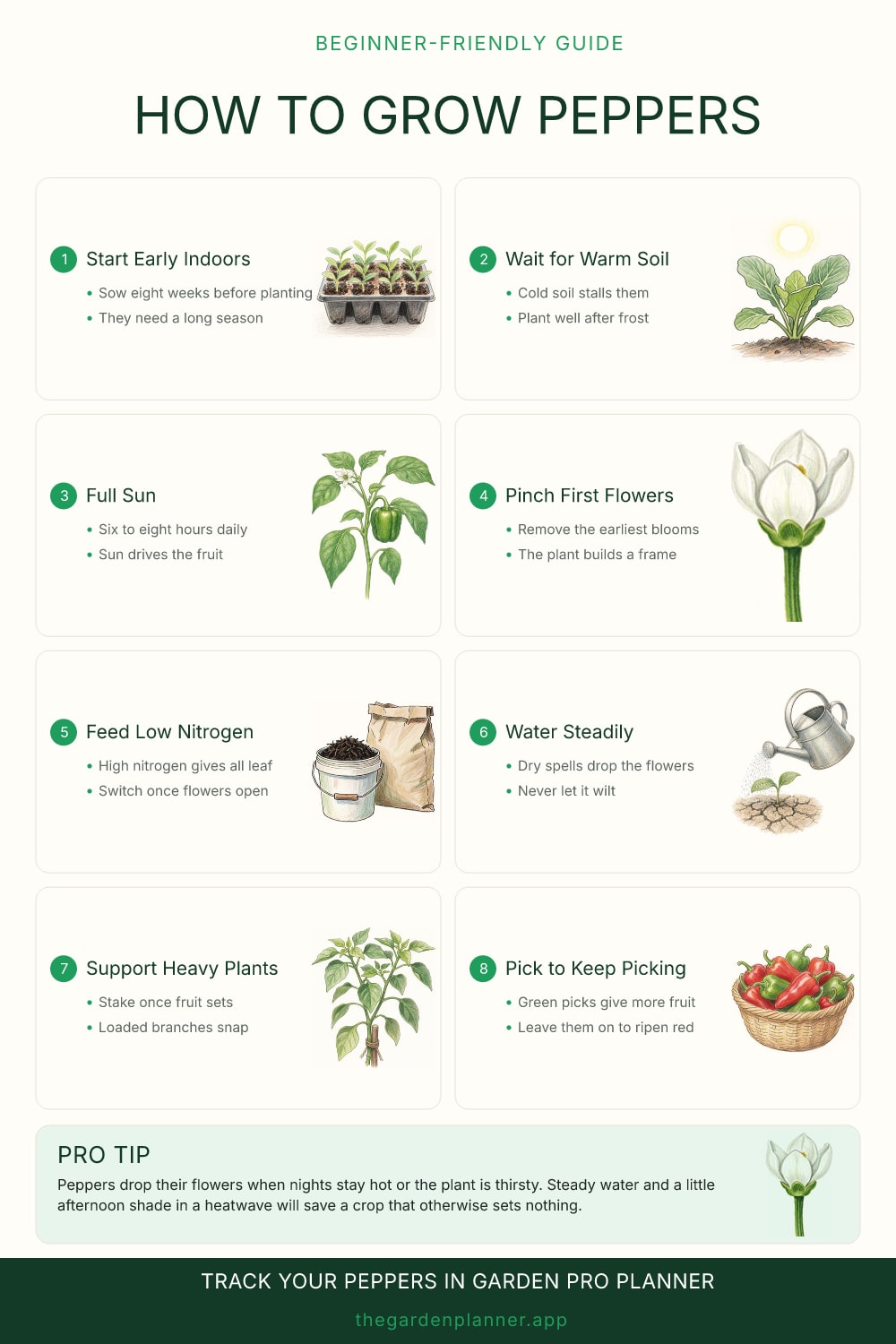 How to grow peppers