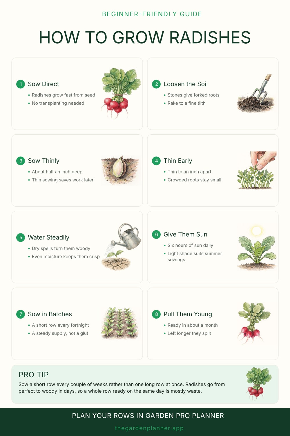 How to grow radishes