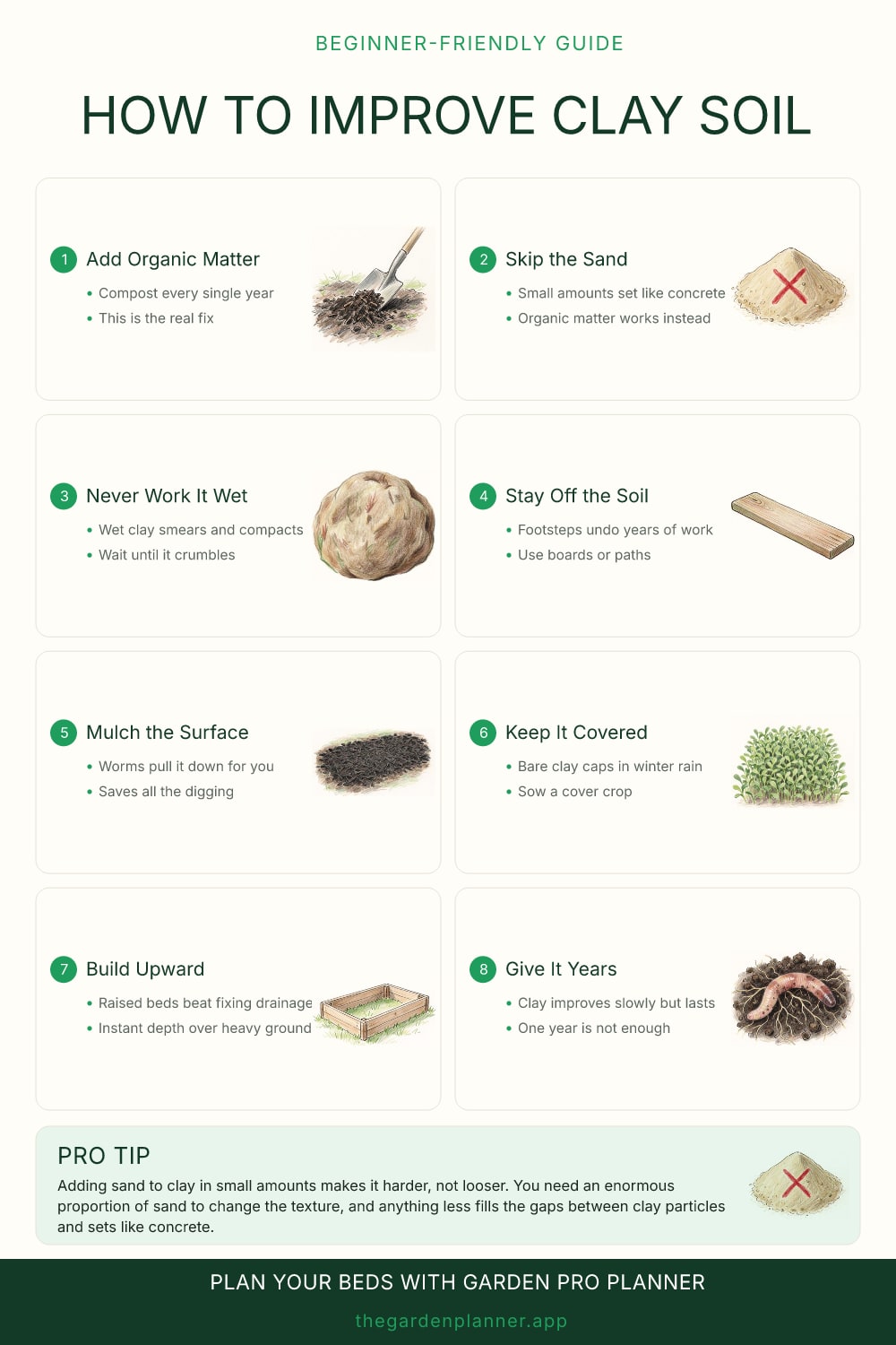 How to improve clay soil